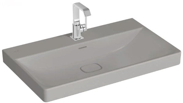 Vitra 7527B076-0001 Metropole Asma Lavabo,80cm,Mat Taş Gri.